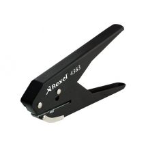 Rexel hole punch pliers - 20 sheets - 1 hole - metal - black