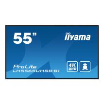 iiyama ProLite LH5565UHSB-B1 55" Class (54.6" viewable) LED-backlit LCD display - 4K - for digital signage