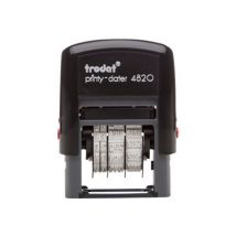 Trodat Printy 4820 - stamp - self-inking - black - date