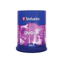 Verbatim - DVD+R x 100 - 4.7 GB - storage media