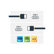 StarTech 1m USB C Charging Cable, Durable Fast Charge & Sync USB 2.0 Type C to USB C Laptop Charger Cord, TPE Jacket Aramid Fiber M/M 60W White, Samsung S10, S20 iPad Pro MS Surface - Heavy Duty and Rugged - USB-C cable - USB-C to USB-C - 1 m