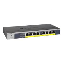 NETGEAR GS108PP - switch - 8 ports - rack-mountable