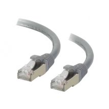 C2G Cat6a Booted Shielded (STP) Network Patch Cable - patch cable - 1 m - grey
