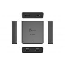 j5create JDSH812 - video/audio splitter - 8K - 2 ports