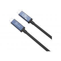j5create JUC29L08 - USB-C cable - USB-C to USB-C - 80 cm