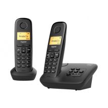 Gigaset A270A Duo - cordless phone - answering system with caller ID + additional handset