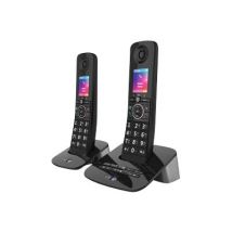 BT Premium Phone Twin - cordless phone - answering system with caller ID + additional handset - 3-way call capability