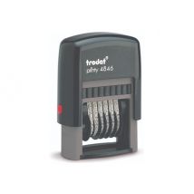 Trodat Printy 4846 - stamp - self-inking - black - number - 27 mm width