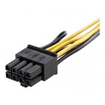 StarTech PCI Express 6 pin to 8 pin Power Adapter Cable - power adapter - 6 pin PCIe power to 8 pin PCIe power - 15.5 cm