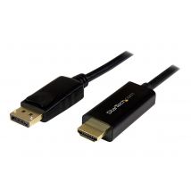 StarTech.com 3 ft (1 m) DisplayPort to HDMI Adapter Cable - 4K DisplayPort to HDMI Converter Cable - Computer Monitor Cable (DP2HDMM1MB) - adapter cable - DisplayPort / HDMI - 1 m