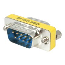 StarTech Slimline Serial DB9 Gender Changer - M/M - Serial gender changer - DB-9 (M) to DB-9 (M) - GC9SM - serial gender converter - DB-9 to DB-9