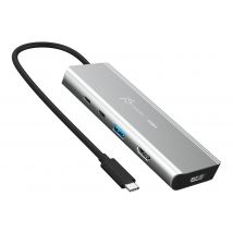 j5create JCD401 - docking station - USB-C / USB4 / Thunderbolt 3 / Thunderbolt 4 - HDMI, DP, USB-C