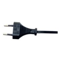 Manhattan Power Cord/Cable, Euro 2-pin (CEE 7/16) plug to C7 Female (figure of eight), 1.8m, 2.3A, Black, Lifetime Warranty, Polybag - power cable - Europlug to power IEC 60320 C7 - 1.8 m