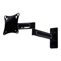 Peerless Universal Full-Motion Plus Wall Mount PA730 mounting kit - Tilt & Swivel - for LCD TV - high-gloss black