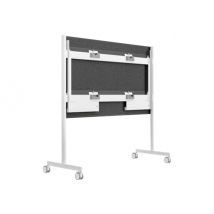 Steelcase Roam Collection cart - for interactive whiteboard - artic white, Microsoft grey