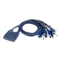 ATEN Petite CS-64U - KVM / audio / USB switch - 4 ports