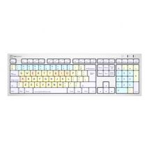 LogicKeyboard Dyslexie ALBA Slimline - keyboard - Mac - QWERTY - English - Europe - silver Input Device