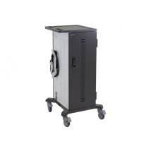 Ergotron YES35 cart - for 35 mobile phones / tablets / eBook readers - grey, white