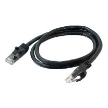 C2G Cat6 Booted Unshielded (UTP) Network Patch Cable - patch cable - 3 m - black