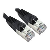 Cables Direct patch cable - 25 cm - black