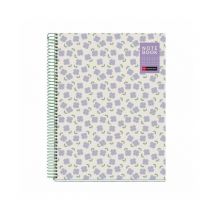Cahier - A4 - Petits Carreaux - Spirales - Couverture Rigide - 80 Feuilles - Miquelrius - Agipa