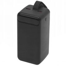 Platinet Batterie De Secours 50000mah Pd Quick Charge Affichage Led Avec Torche Led Noir