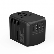 Xoopar Adaptateur De Voyage Universel Tripper Noir