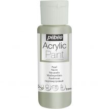 Flacon 59ml Peinture Acrylic Paint Blanc Nacre Pébéo - Pébéo