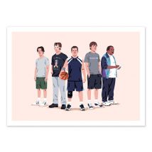Affiche 50 X 70 Cm - Dream Team The Office - Elad Shagrir - Wall Editions