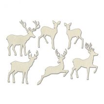 Clipboard, Embellissement Carton Fabrika Décoru Renne De Noel 633 - FABRIKA DECORU