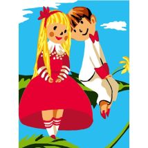 Luc - Kit Canevas Les Amours 25x30cm