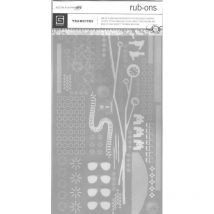 Transfert Rub On Obscure Blanc - Basicgrey