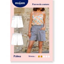 Patron Short - Palma- Taille 34 À 48 - Majam