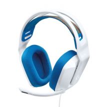 Casque Gamer - Filaire - G335 - Léger - Blanc - Logitech G