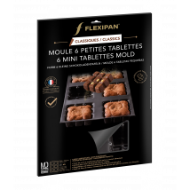 Moule 6 Petites Tablettes - Flexipan