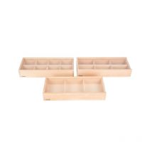 3 Coffrets Découverte En Bois - TickiT