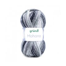 Mohair À Tricoter Mohana - Gründl - Certifié Oeko-tex 7 Noir
