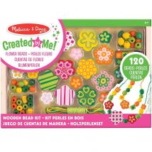 Ensemble De Perles En Bois Flower Power - Melissa & Doug