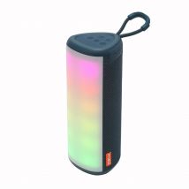 Enceinte Bluetooth Portable Subwoofer Led Rgb & Tws Son Puissant Autonomie 4h Bleu Yonis - Yonis