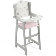 Stars - Chaise Haute De Poupée Grise - Bayer Chic 2000