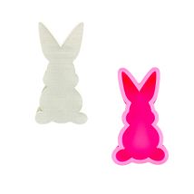 Moule En Silicone 13cm X 7,6cm - Lapin - Jesmonite