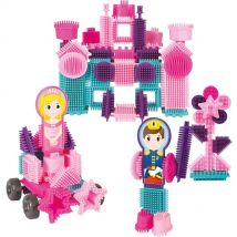 Bloko - Coffret À Thème Avec Deux Figurines - Dès 12 Mois - Fabriqué En Europe - Jouet De Construction (50 Princesse) - 503538 - Bloko