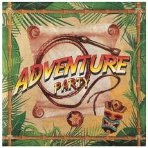 20 Serviettes Aventurier - Annikids