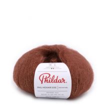 Fil Exceptionnel À Tricoter Phil Mohair Soie - Phildar Praline Marron