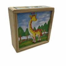 Puzzle Cubes Animaux 9 Pièces