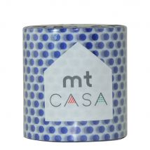 Mt Casa - Pois Bleu Nuit - Largeur 50mm - 10 M X 50mm - Mt Casa