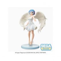 Re: Zero Starting Life In Another World - Statuette Spm Rem Demon Angel Ver. (re-run) 21 Cm - Sega