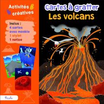 Cartes À Gratter Les Volcans - Piccolia
