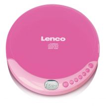 Lenco Lecteur Cd, Cd-r/rw Portable Avec Fonction Recharge Rose