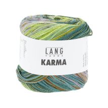 Pelote De Coton Karma - 100gr - Lang Yarns 0010 Vert